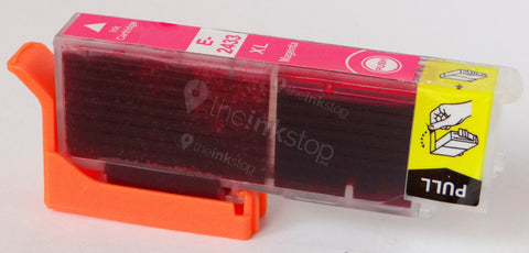 Compatible EPSON T2433XL MAGENTA HIGH CAPACITY Ink Cartridge (CHIPPED + INK LEVEL)