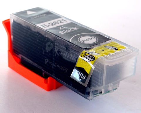 Compatible EPSON T2621XL BLACK HIGH CAPACITY Ink Cartridge (CHIPPED + INK LEVEL)