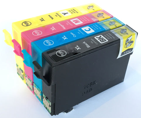 1 Full Set Compatible Epson High Capacity 604XL Ink Cartridge (Pineapple)