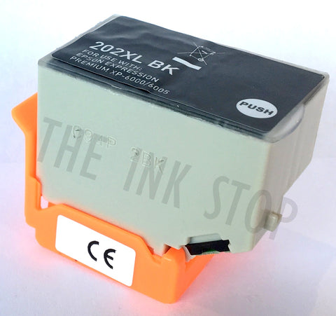 Compatible Epson Black 202XL High Capacity Ink Cartridges (Replaces Epson T02E1 Kiwi Cartridge)
