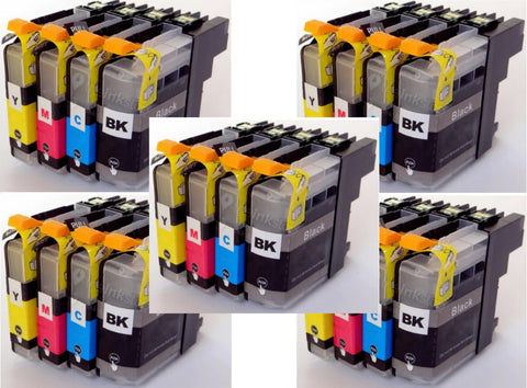 5 FULL SETS Compatible BROTHER LC3219XL High Capacity BK,C,M,Y Ink Cartridges