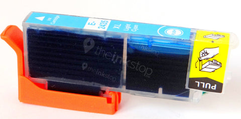 Compatible EPSON T2435XL LIGH CYAN HIGH CAPACITY Ink Cartridge (CHIPPED + INK LEVEL)