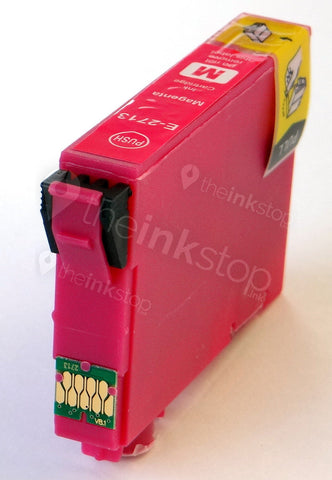 Compatible EPSON T2713XL MAGENTA HIGH CAPACITY Ink Cartridge (CHIPPED + INK LEVEL)