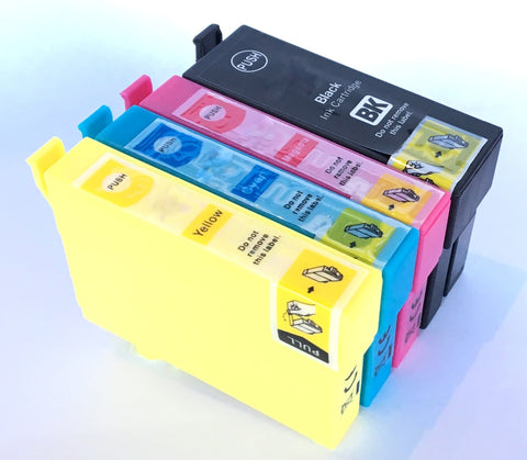 1 Full set Epson 34XL High Capacity Ink Cartridges (Replaces Epson T3476 Golf Ball Cartridge)