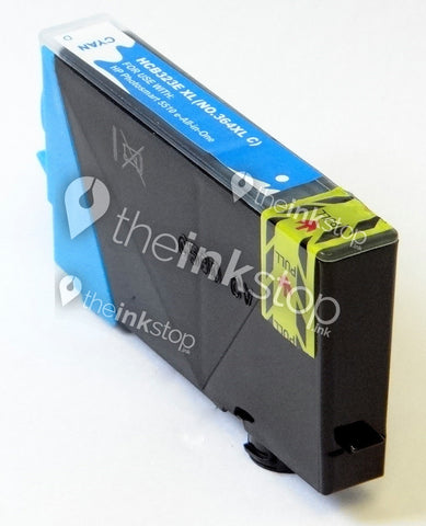 Compatible HP 364C XL CYAN HIGH CAPACITY Ink Cartridge (CHIPPED+INK LEVEL)