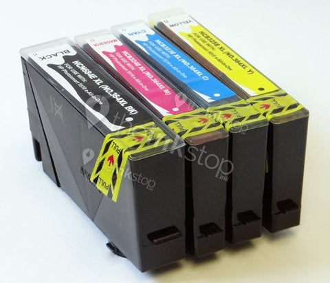 1 FULL SET Compatible HP 364XL BK/C/M/Y HIGH CAPACITY Ink Cartridge (CHIPPED+INK LEVEL)