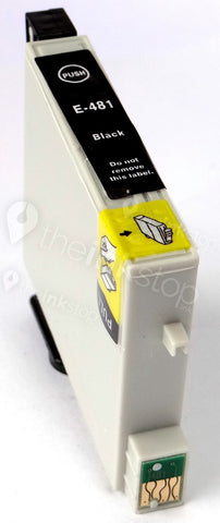 Compatible EPSON T0481 BLACK Ink Cartridge (CHIPPED + INK LEVEL)