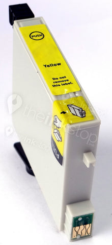 Compatible EPSON T0804 YELLOW Ink Cartridges (CHIPPED + INK LEVEL)