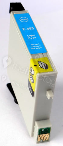 Compatible EPSON T0485 LIGHT CYAN Ink Cartridge (CHIPPED + INK LEVEL)