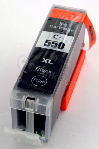 Compatible CANON PGI-550PGBK XL BLACK Ink Cartridge (CHIPPED+INK LEVEL)