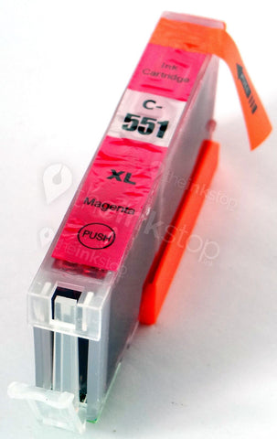 Compatible CANON CLI-551M XL MAGENTA Ink Cartridge (CHIPPED+INK LEVEL)