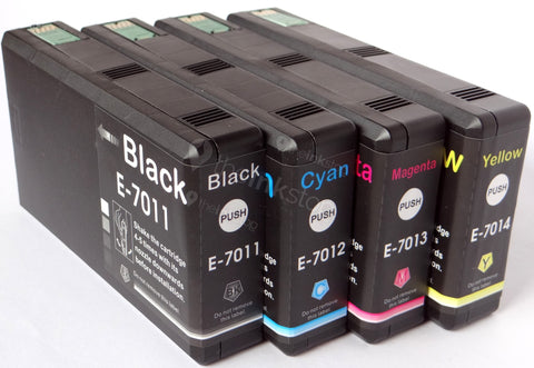 1 FULL SET Compatible EPSON T7011/12/13/14 XXL HIGH CAPACITY Ink Cartridges
