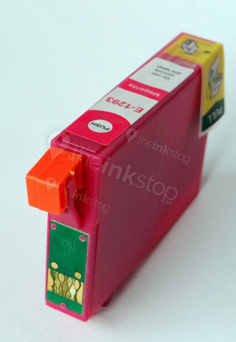 Compatible EPSON T1293 MAGENTA HIGH CAPACITY Ink Cartridge (CHIPPED + INK LEVEL)