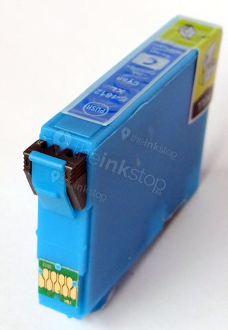 Compatible EPSON T1812XL CYAN HIGH CAPACITY Ink Cartridge (CHIPPED + INK LEVEL)