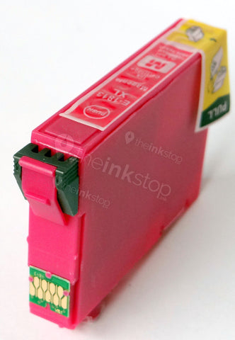 Compatible EPSON T1813XL MAGENTA HIGH CAPACITY Ink Cartridge (CHIPPED + INK LEVEL)