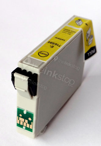 Compatible EPSON T0714/894 YELLOW Ink Cartridge (CHIPPED + INK LEVEL)