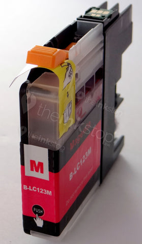 Compatible BROTHER LC123M (new chip) MAGENTA Ink Cartridge