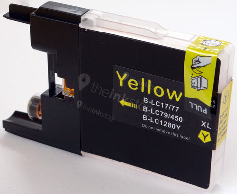 Compatible High Capacity BROTHER LC1220/LC1240/LC1280XL YELLOW Ink Cartridge