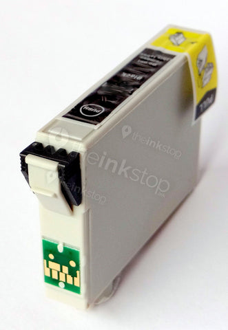 Compatible EPSON T0611 BLACK Ink Cartridge (CHIPPED + INK LEVEL)