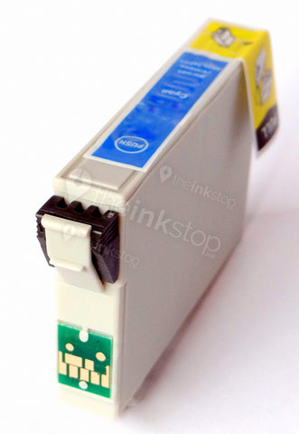 Compatible EPSON T0442 CYAN Ink Cartridge (CHIPPED + INK LEVEL)