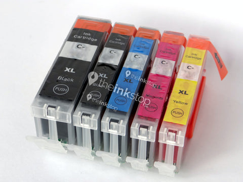 1 FULL SET Compatible CANON PGI-570XL & CLI-571XL High Capacity 2 Black & 4 colour Multipack