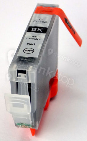 Compatible CANON CLI-8BK BLACK Ink Cartridge (CHIPPED+INK LEVEL)